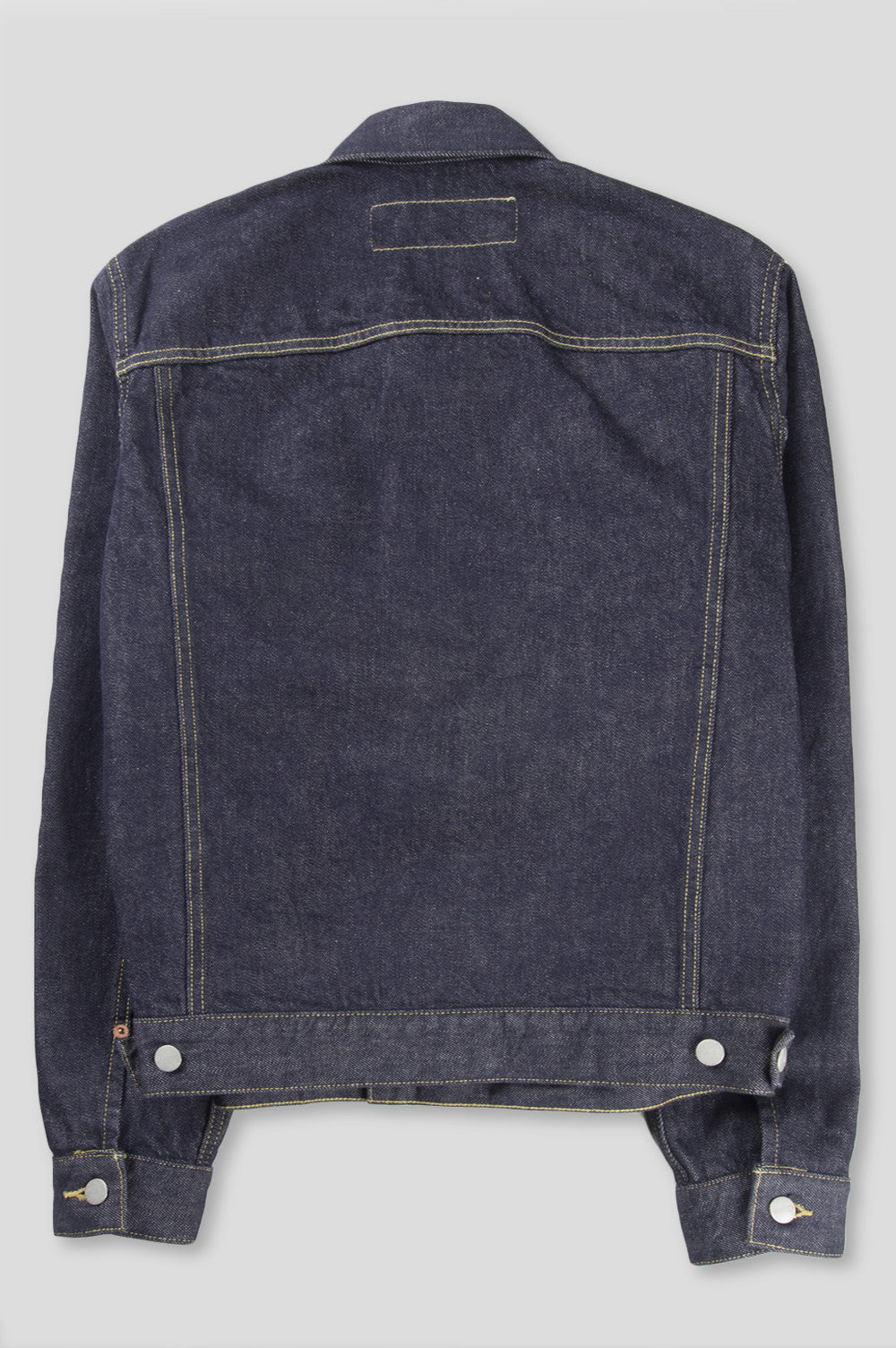 GANRYU GARMENT DYED SELVEDGE DENIM JACKET INDIGO – BLENDS