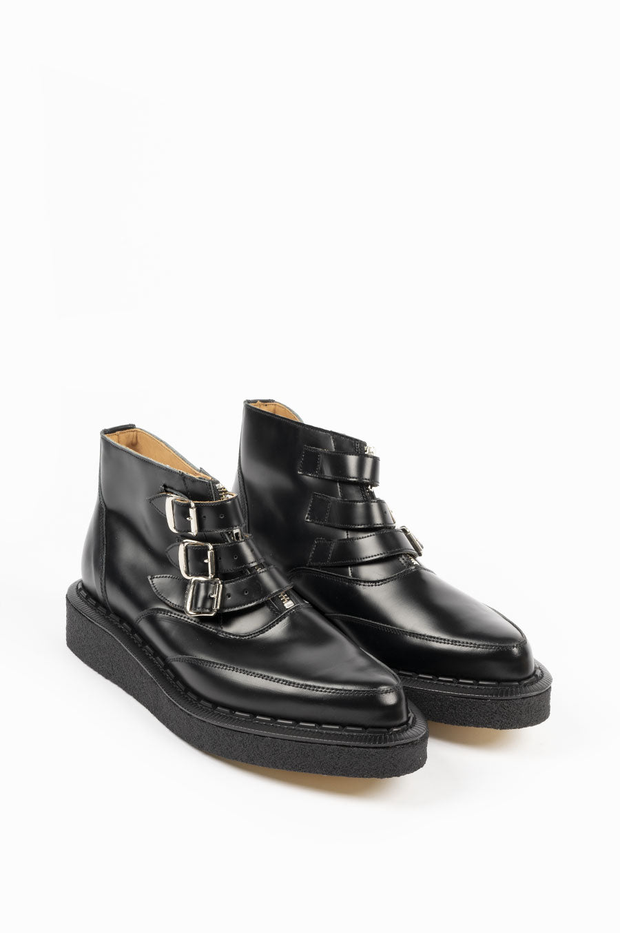 COMME DES GARCONS HOMME PLUS X GEORGE COX LACE-UP CREEPERS BLACK