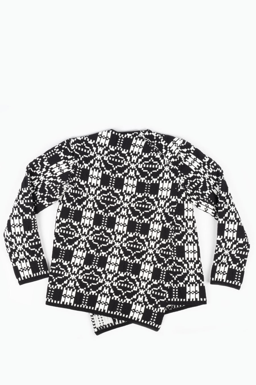 COMME DES GARCONS HOMME PLUS ASYMMETRICAL SWEATER BLACK