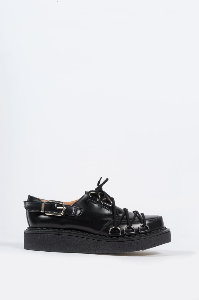 COMME DES GARCONS X GEORGE COX D-RING DERBY CREEPER BLACK – BLENDS