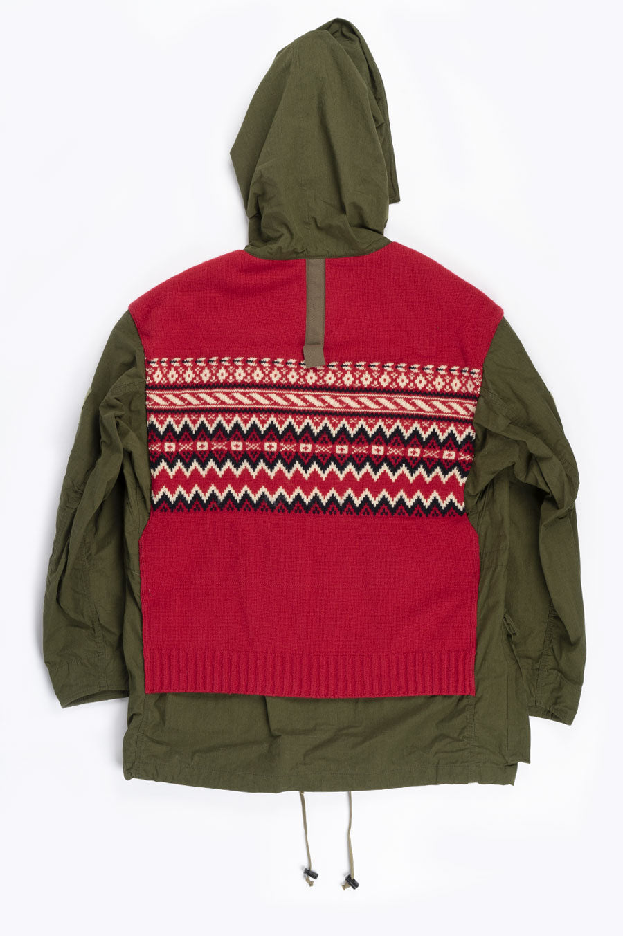 JUNYA WATANABE MAN ARMY PARKA KHAKI RED