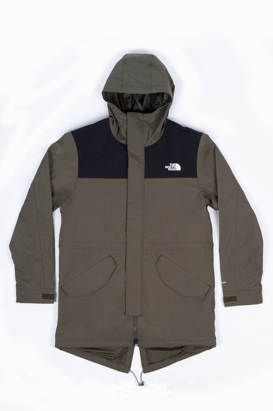THE NORTH FACE CITY BREEZE RAIN PARKA TAUPE GREEN – BLENDS