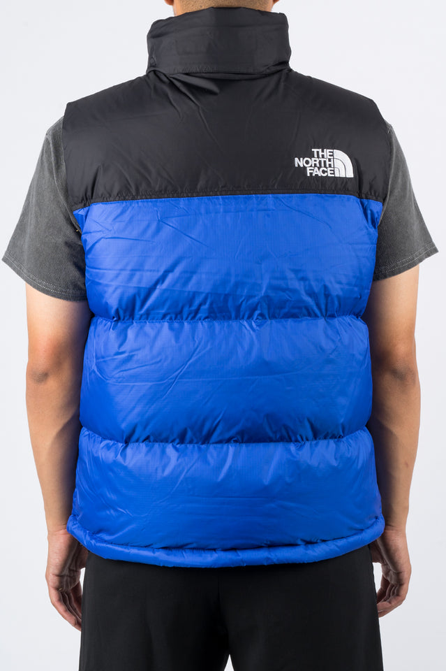 north face blue vest