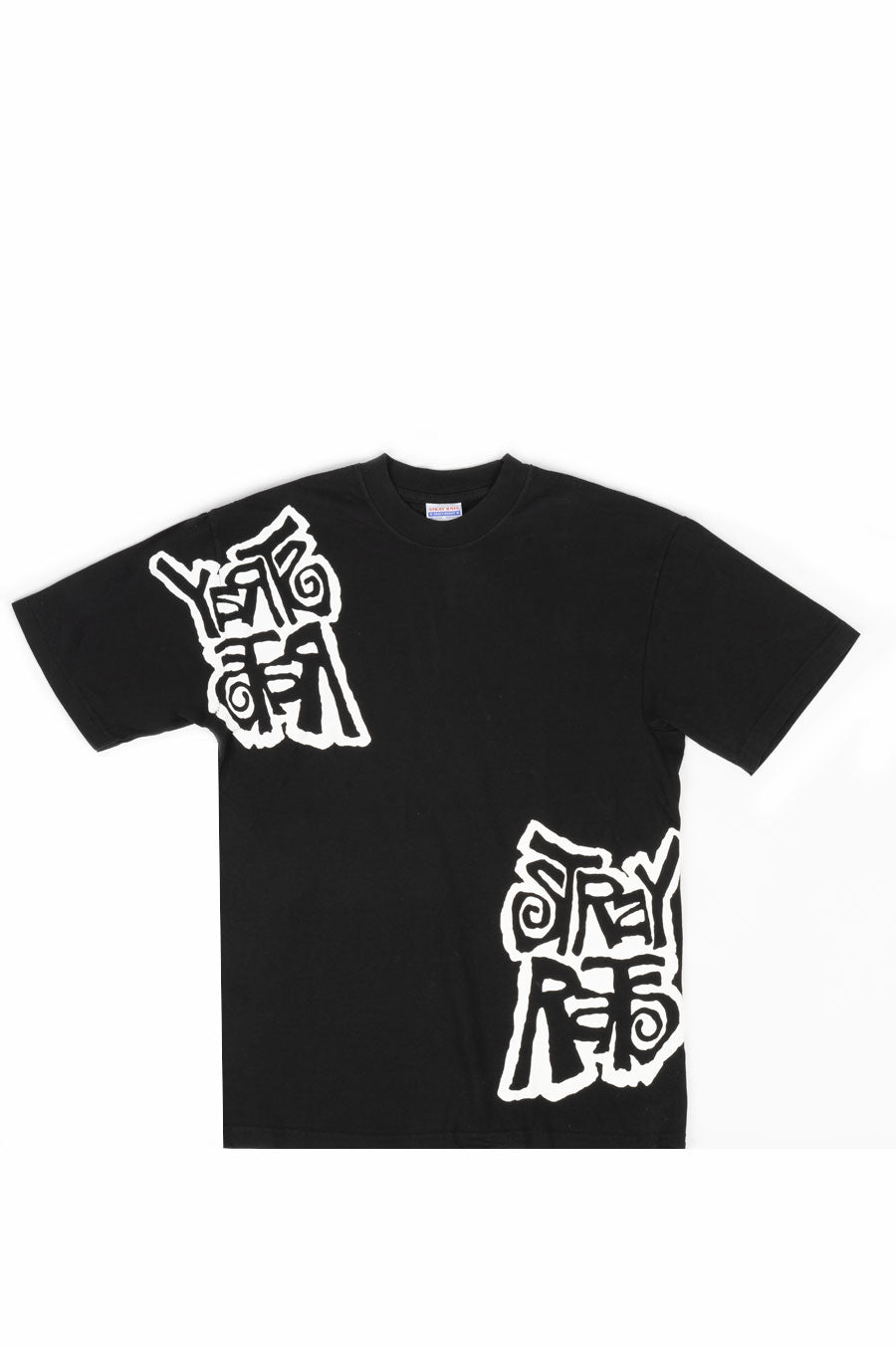 STRAY RATS FUNKY LOGO TEE BLACK – BLENDS