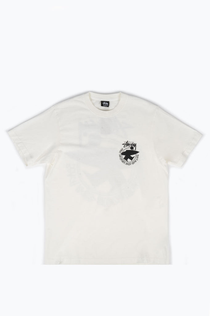STUSSY BEACH ROOTS PIG. DYED TEE NATURAL – BLENDS
