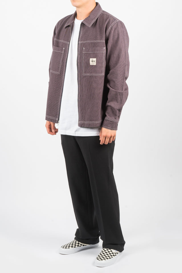 OVERDYED ZIP WORK JACKET stussy 大きな割引 11270円引き