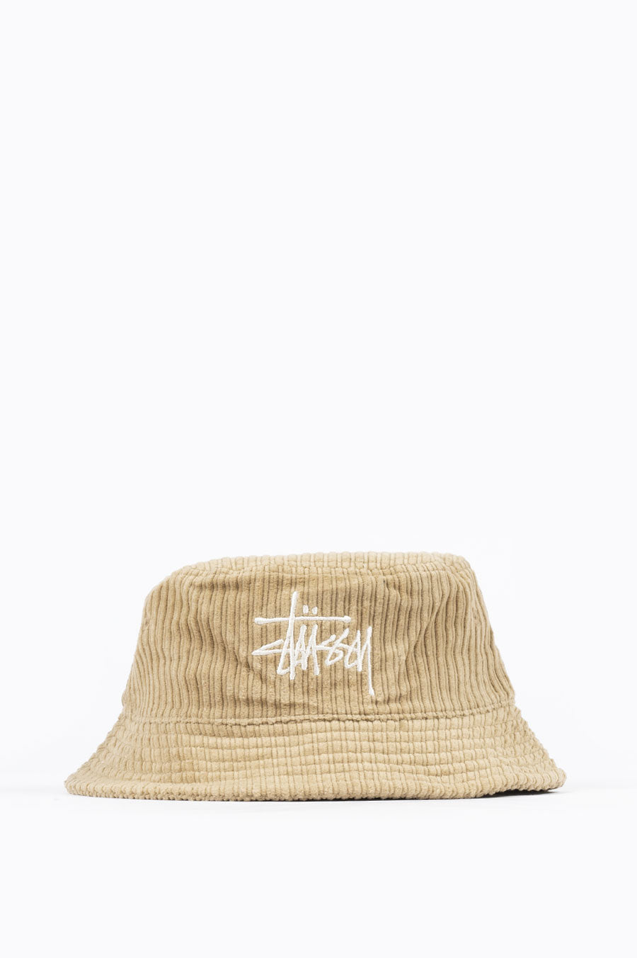 STUSSY CORDYROY BIG BASIC BUCKET HAT MAPLE