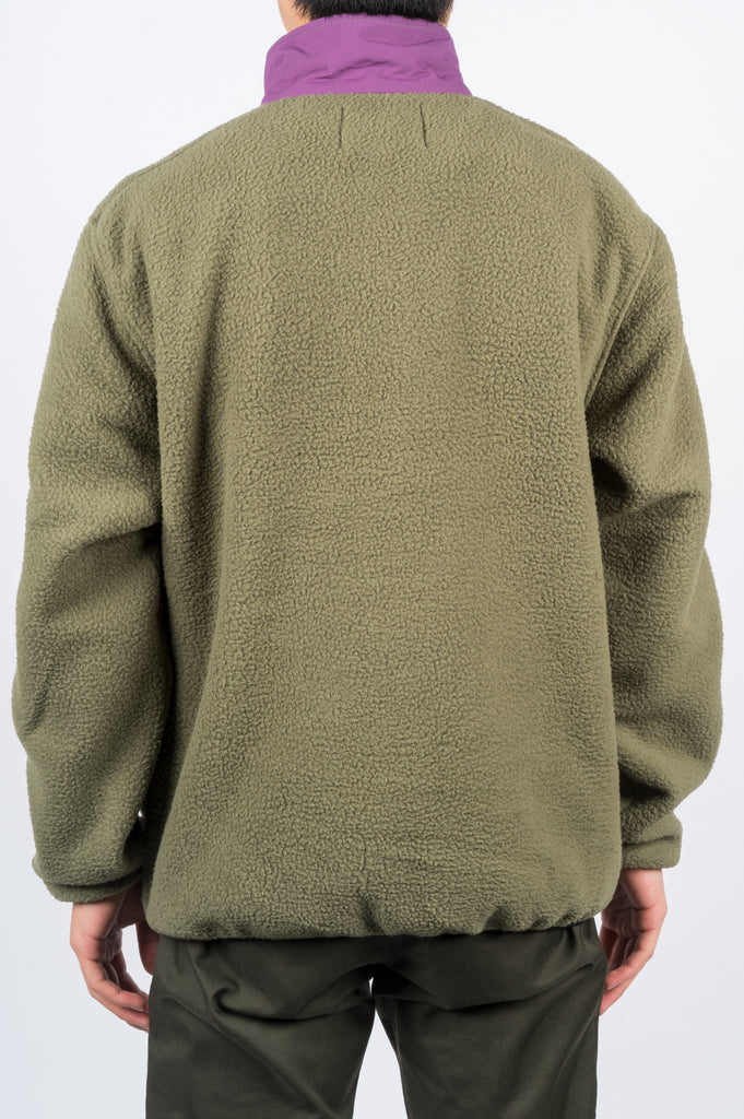 Download STUSSY NYLON MOCK NECK OLIVE - BLENDS