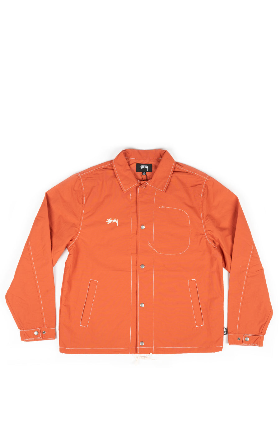 STUSSY FOLSOM COACH JACKET BURNT RED | BLENDS