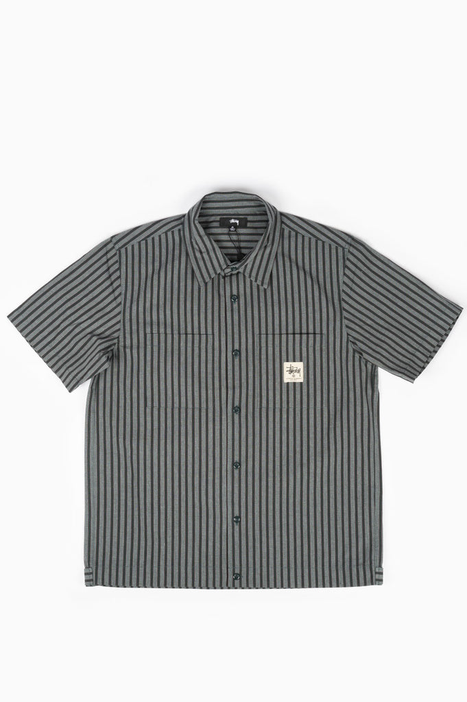 STUSSY STRIPED GARAGE SHIRT STRIPE – BLENDS