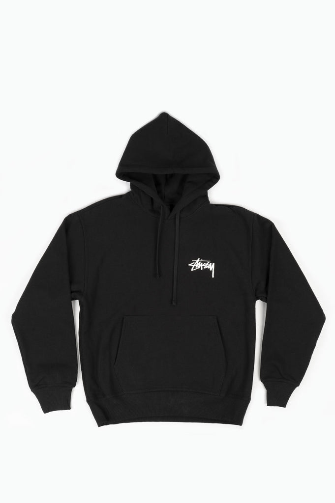 STUSSY IST LION HOODIE BLACK – BLENDS