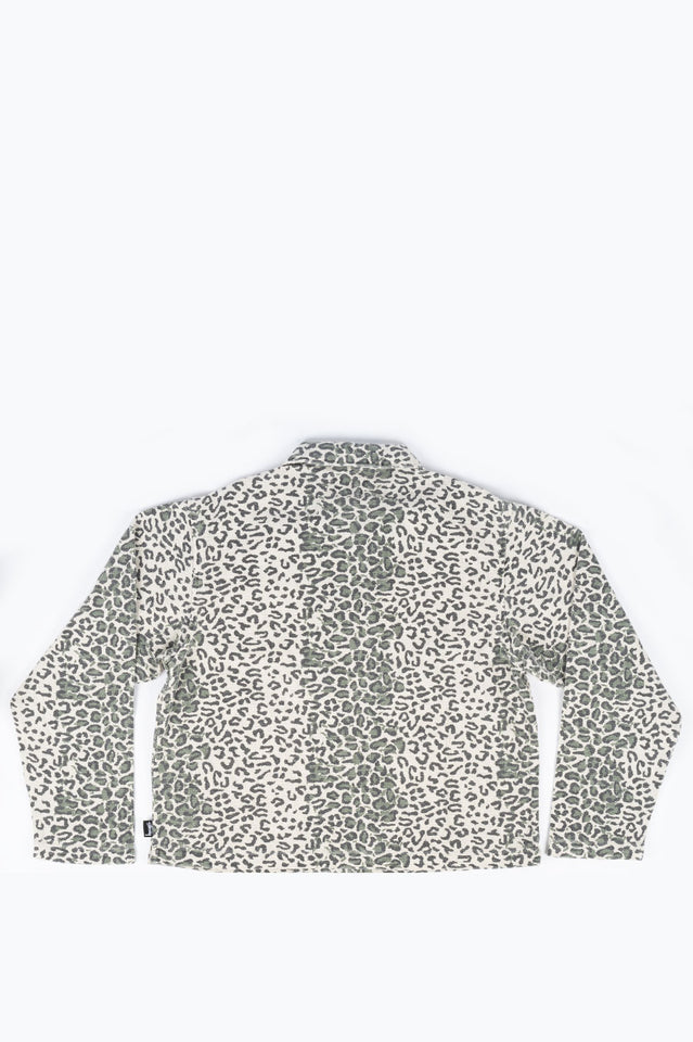 stussy leopard mesh zip jacket Sサイズ | labiela.com