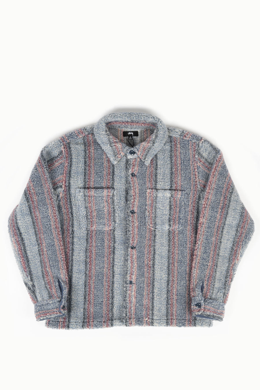 stussy 21aw stripe knit shirt