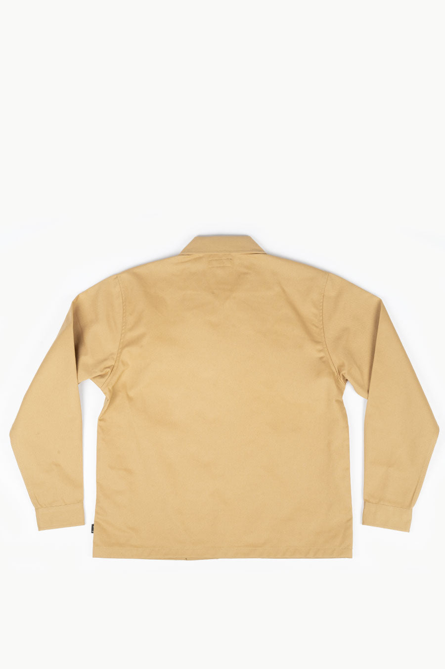 STUSSY ZIP UP WORK LS SHIRT CARAMEL