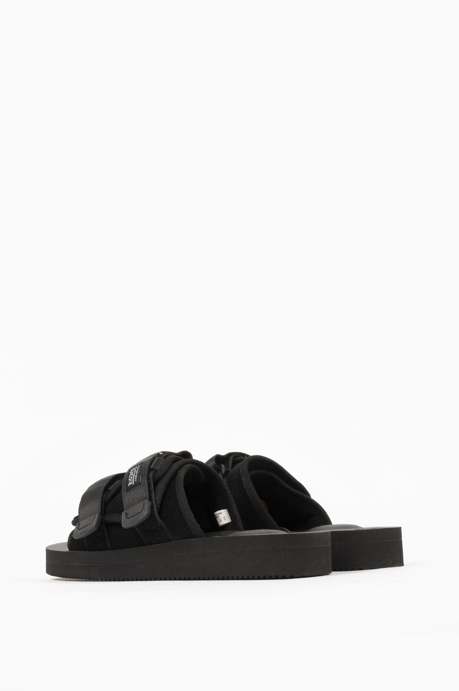 SUICOKE MOTO-VS SANDAL BLACK COW SUEDE – BLENDS