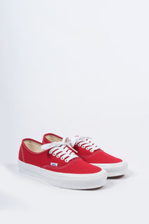 vans red og authentic lx sneakers