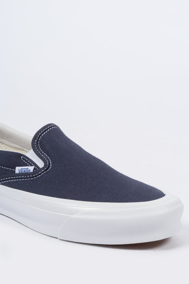 navy slip on vans