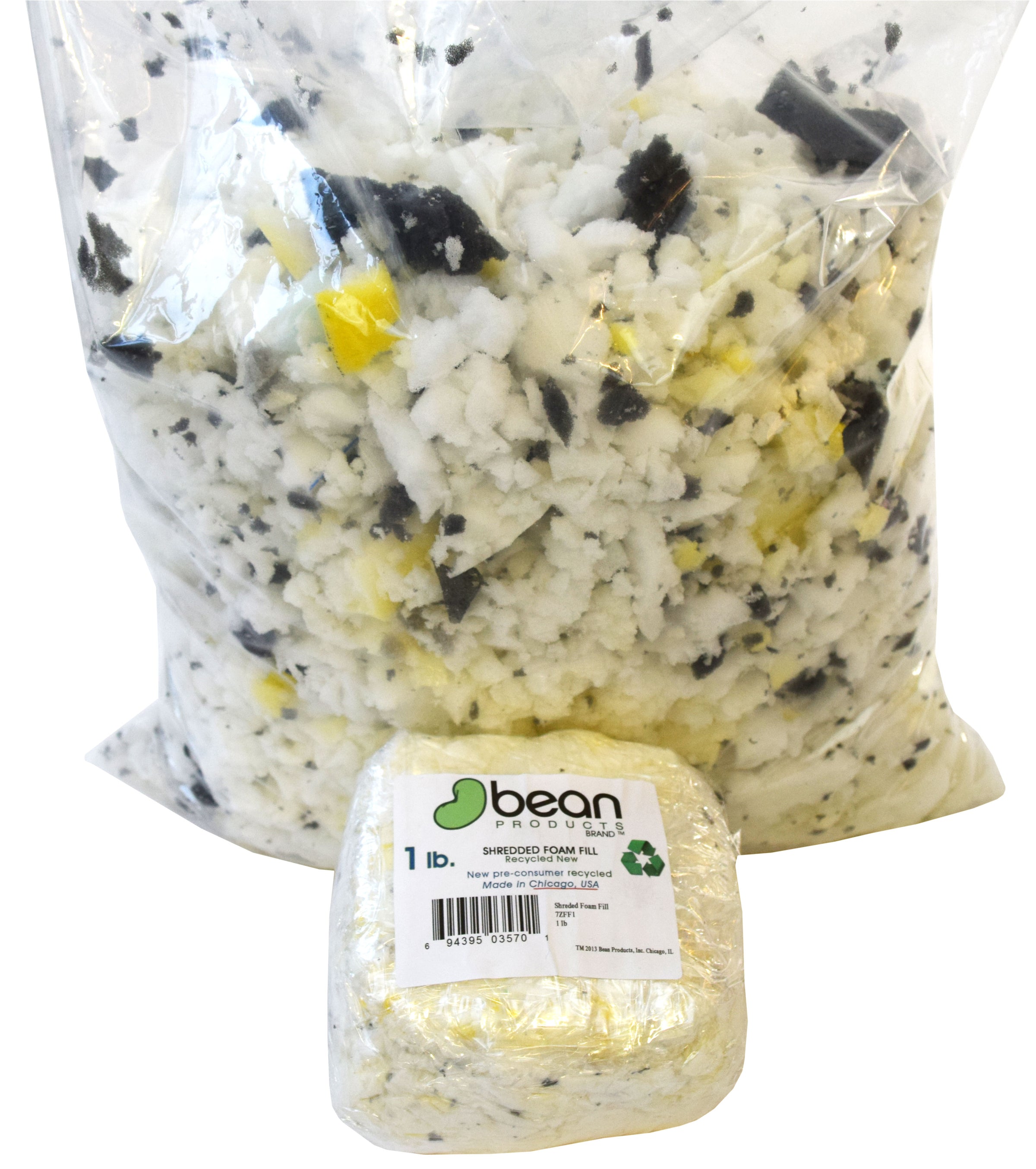 bean products shredded foam filling