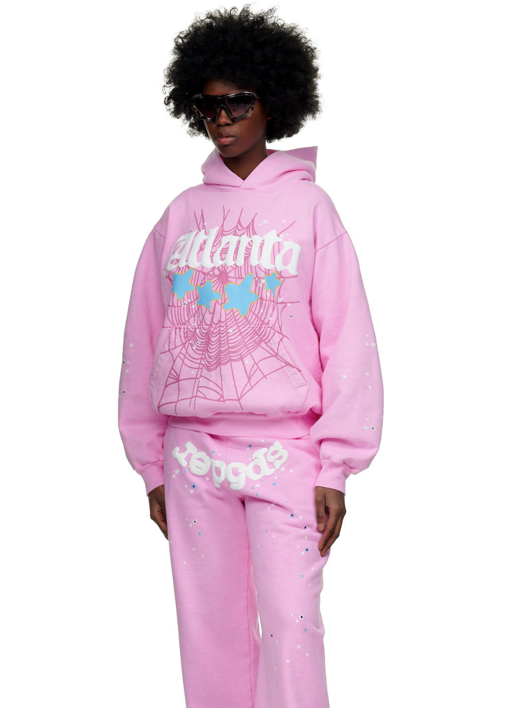 世界の Young 値下げ！Sp5der Hoodie Atlanta sweatpants - thecandr.com