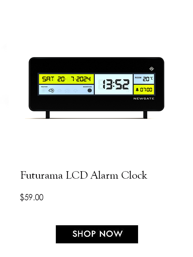 Shop Newgate Collection Burke Decor Futurama LCD Alarm Clock