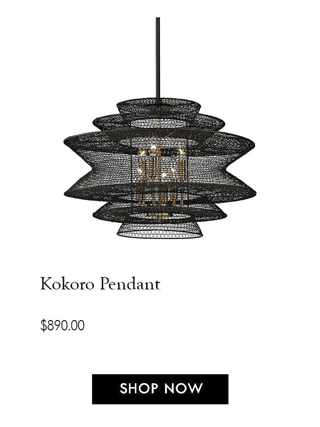 Japandi Home Collection Burke Decor Kokoro Pendant