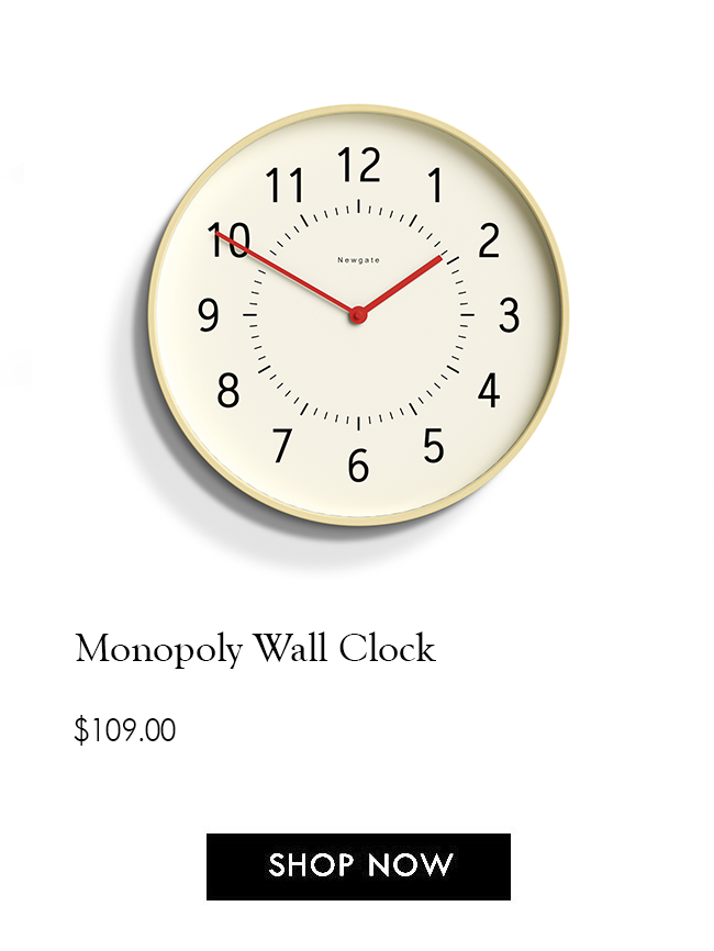 Shop Newgate Collection Burke Decor Monopoly Wall Clock