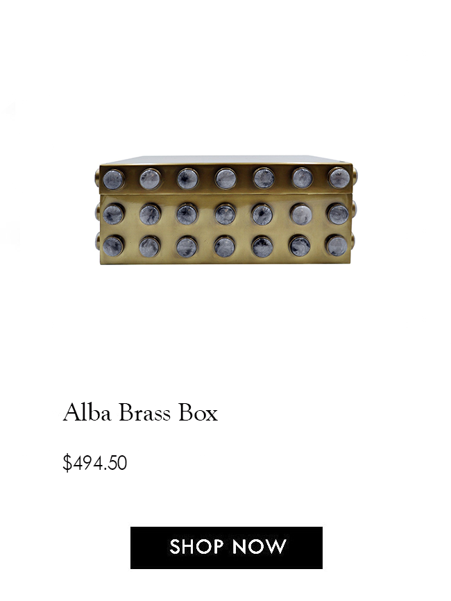 Alba Brass Box Slim Aarons Palm Springs Pool Party Don't Worry Darling Mid-Century Modern Decor
