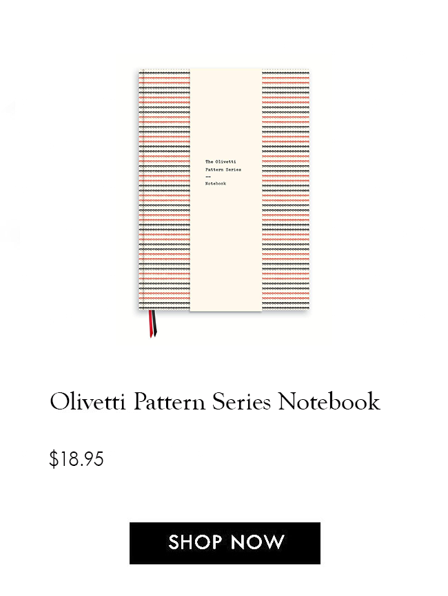 Gift Guides Burke Decor Holiday Christmas Stocking Stuffers Olivetti Pattern Series Notebook
