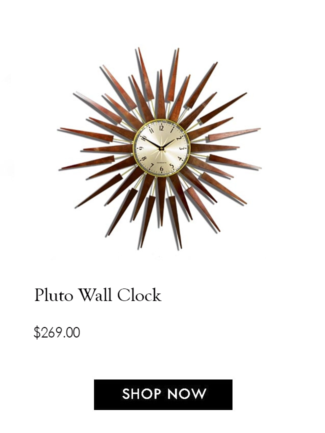 Shop Newgate Collection Burke Decor Pluto Wall Clock