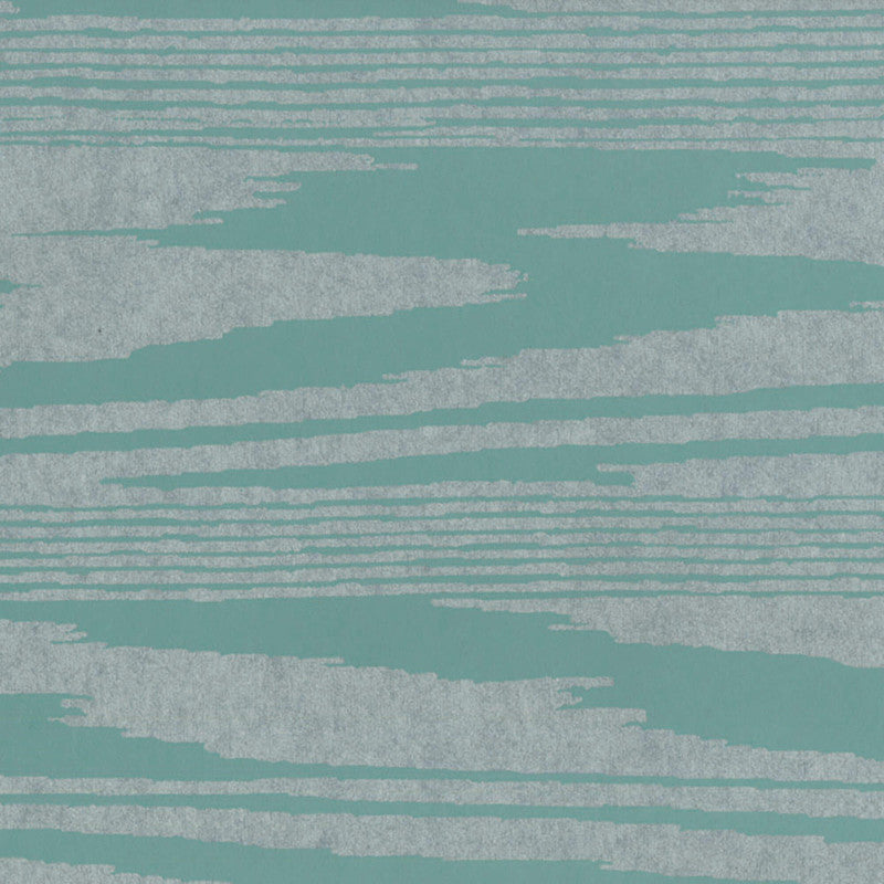 Abstract Tone on Tone Wallpaper in Seafoam Green