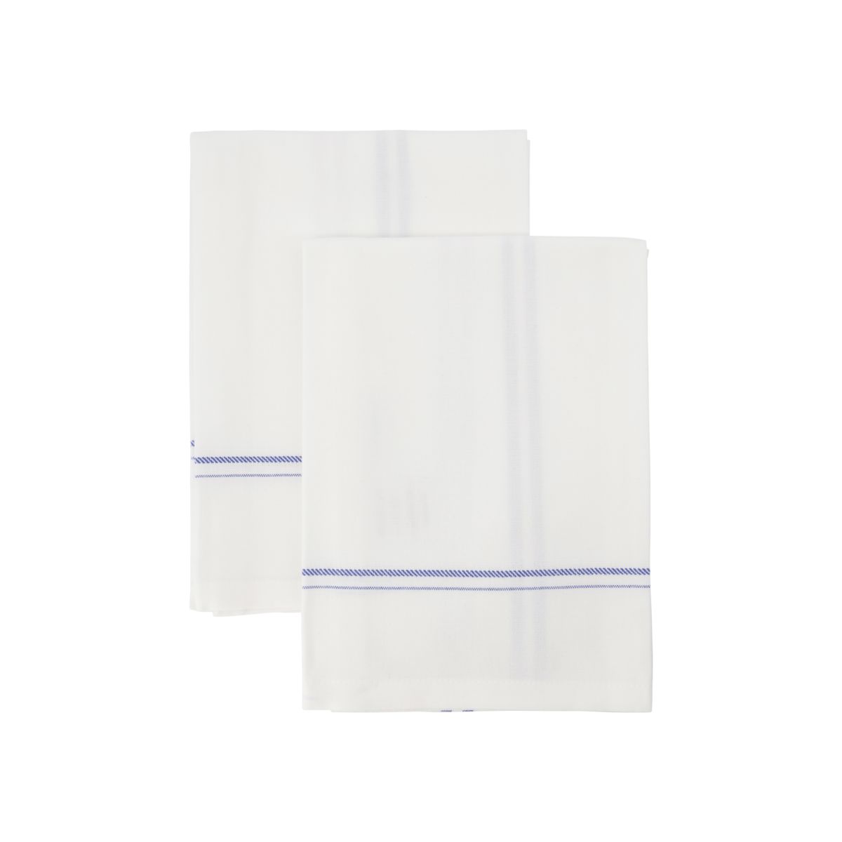 Amow White/Blue Tea Towels