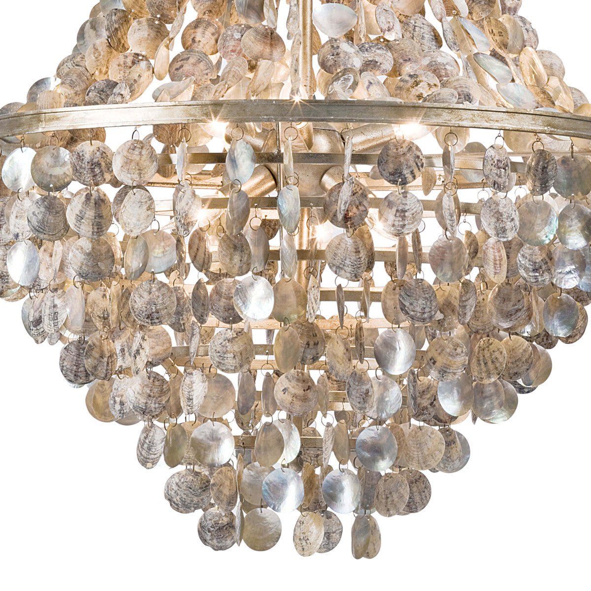 Capri Abalone Shell Chandelier Burke Decor