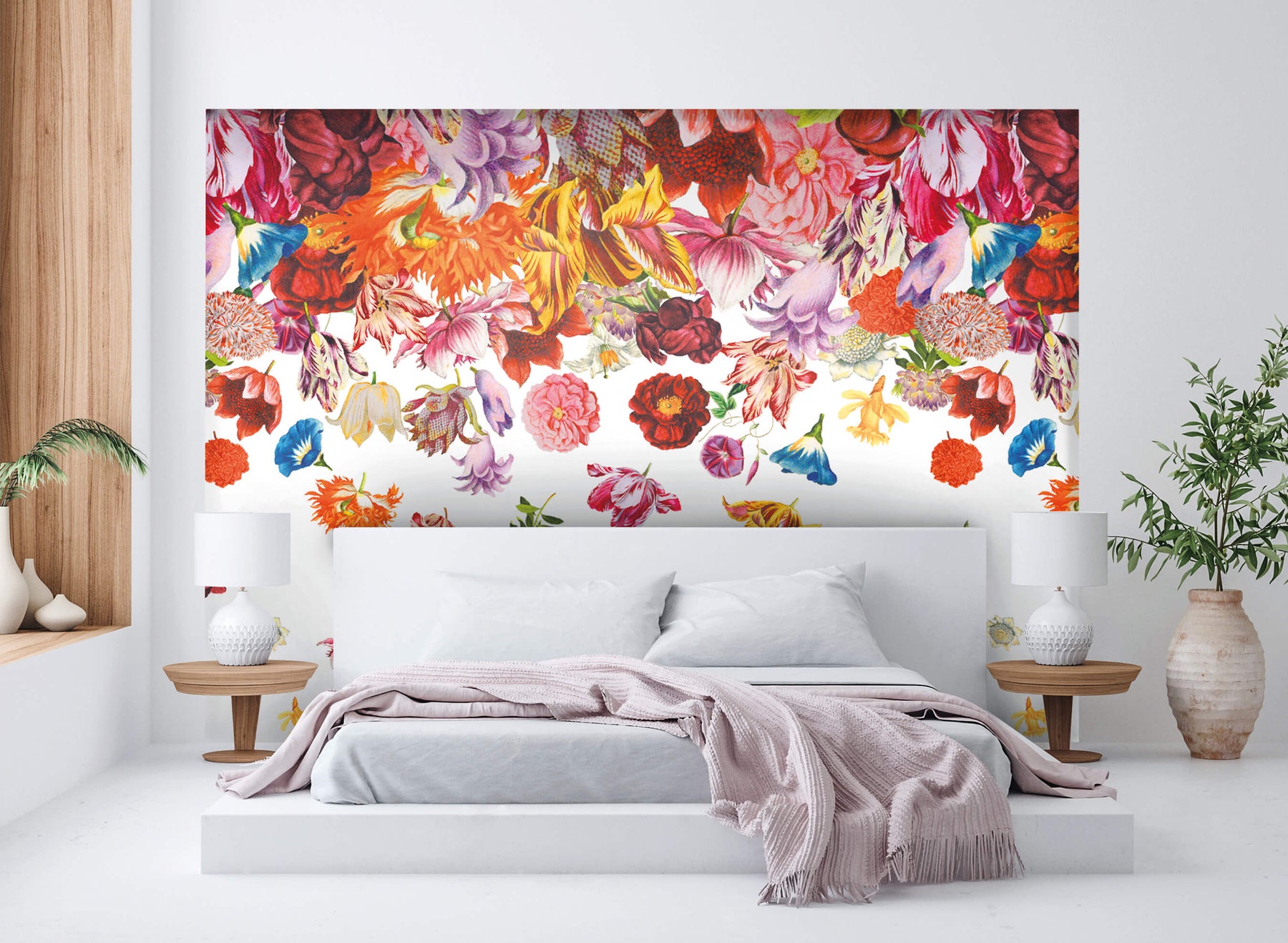 Shop Flower Rain Coconut Wall Mural from the Tropical Collection ...
