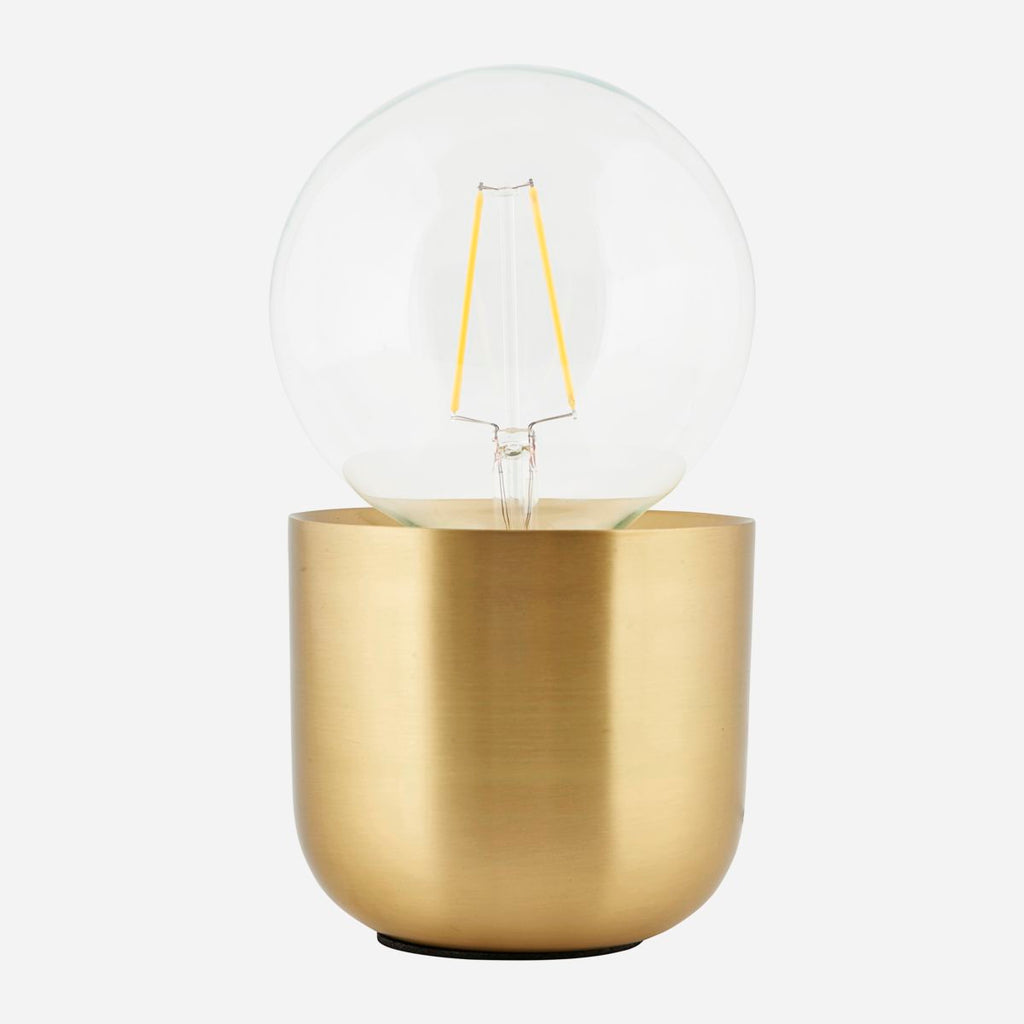 Gleam Table Lamp, Brass