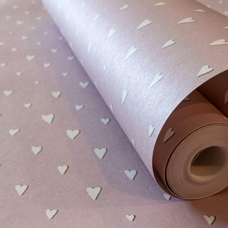 Shop Hearts Rose Wallpaper from the Great Kids Collection | Burke Decor