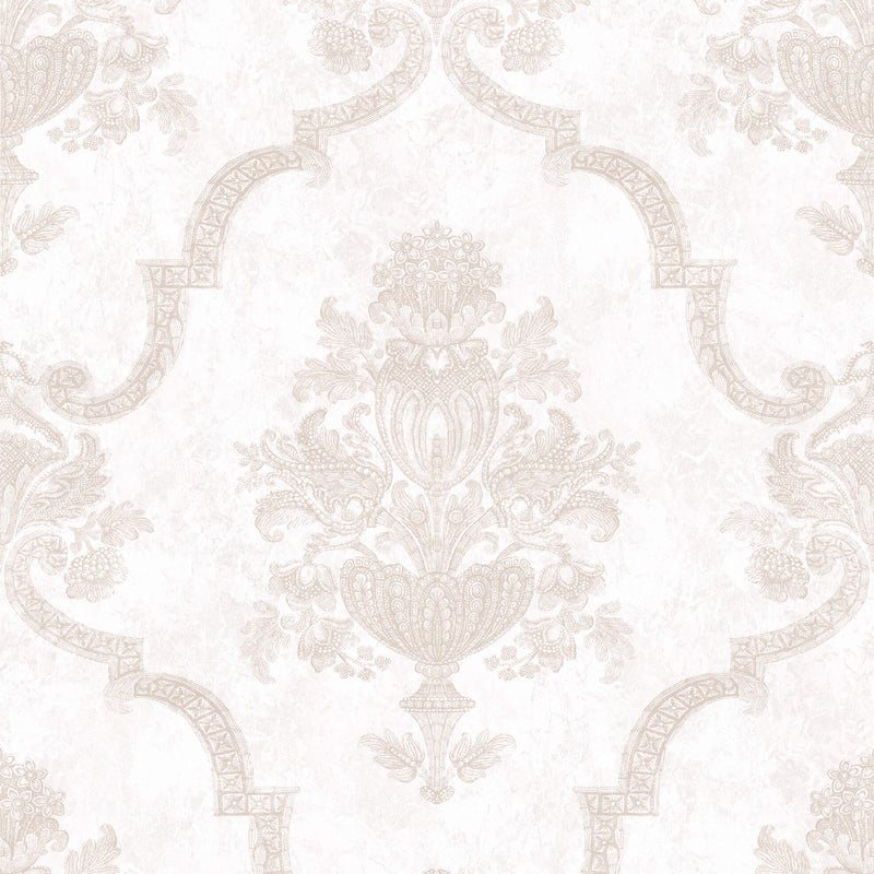 Shop Porto Rose Wallpaper from the Azulejo Collection | Burke Decor