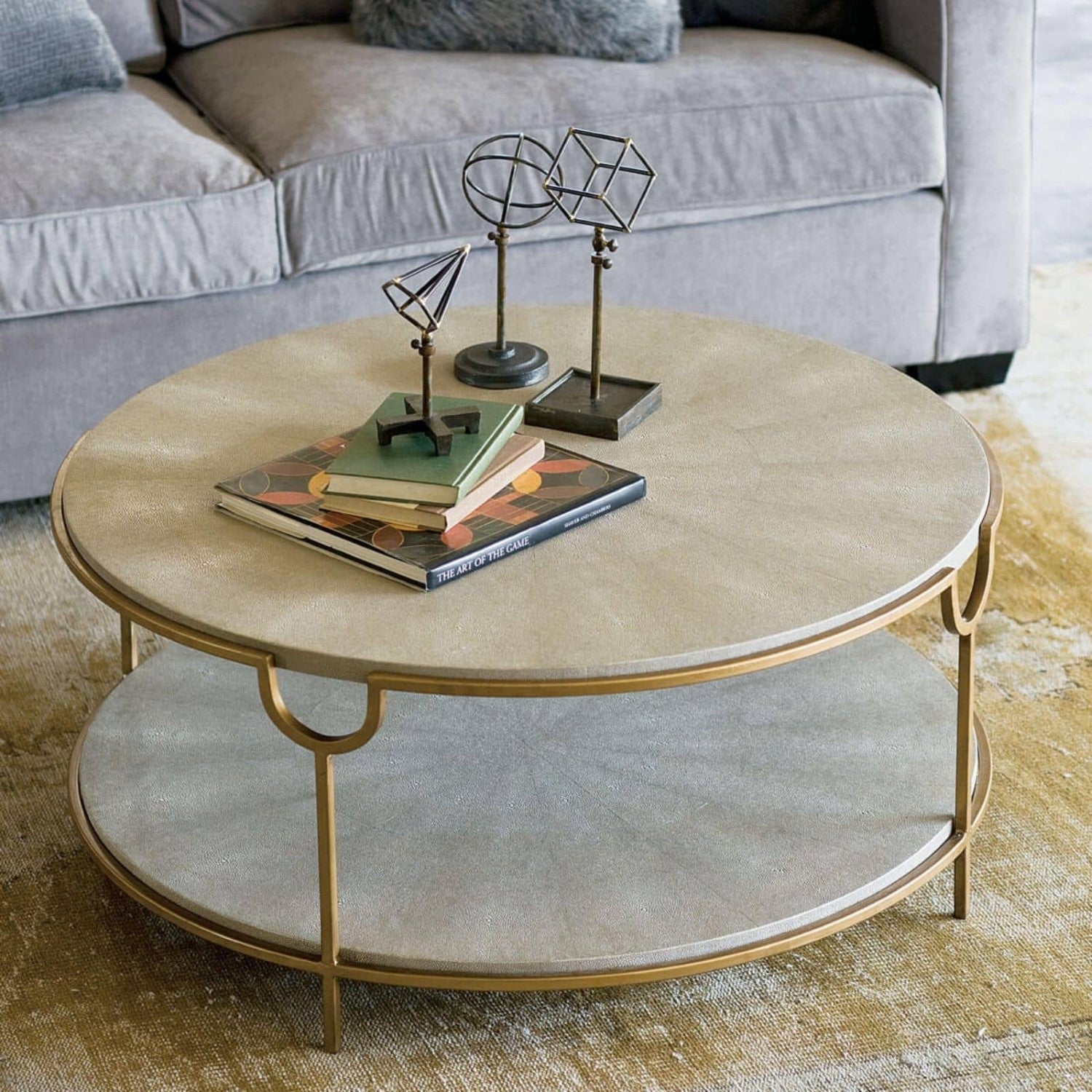 Vogue Shagreen Cocktail Table In Various Colors Burke Decor