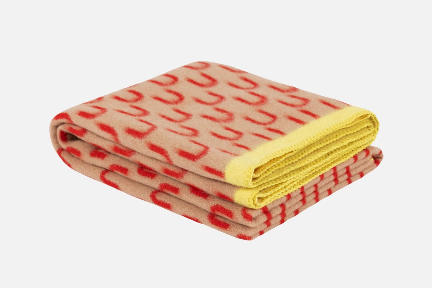 Arch Red / Beige / Yellow Throw