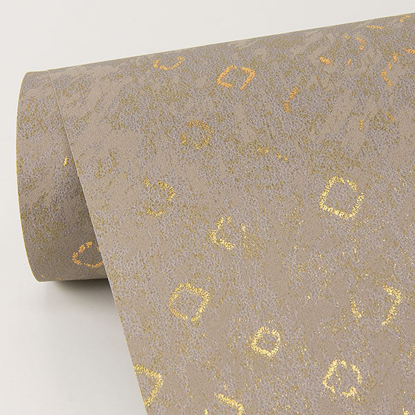 Alama Bronze Diamond Wallpaper from the Lustre Collection