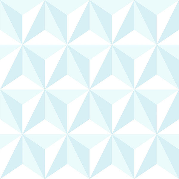 Adella Sky Blue Geometric Wallpaper from the Fable Collection