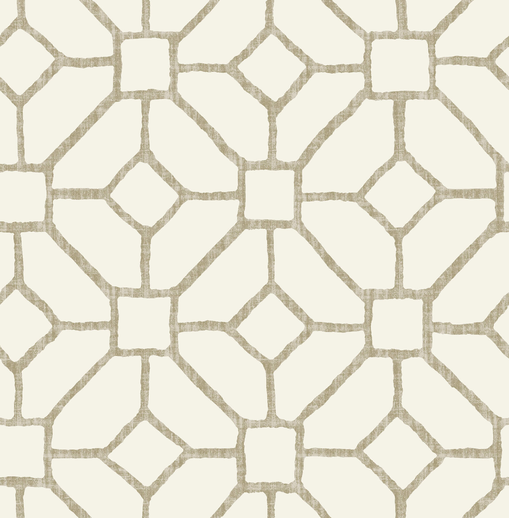 Addis Beige Trellis Wallpaper