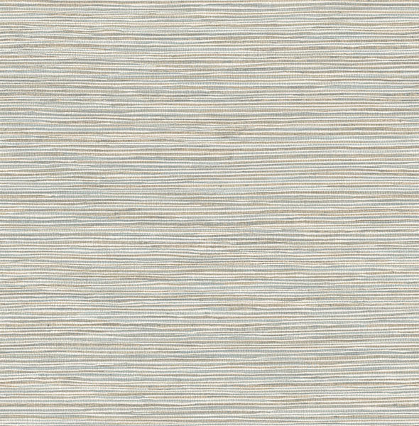 Alton Light Blue Faux Grasscloth Wallpaper from Fusion Advantage Collection