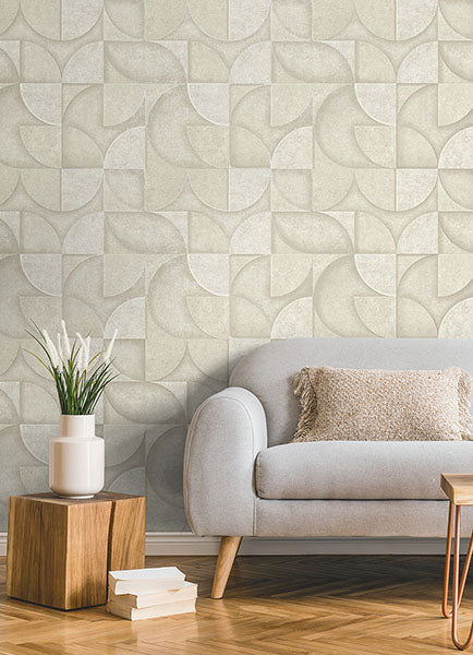 Addison Stone Retro Geo Wallpaper from Fusion Advantage Collection