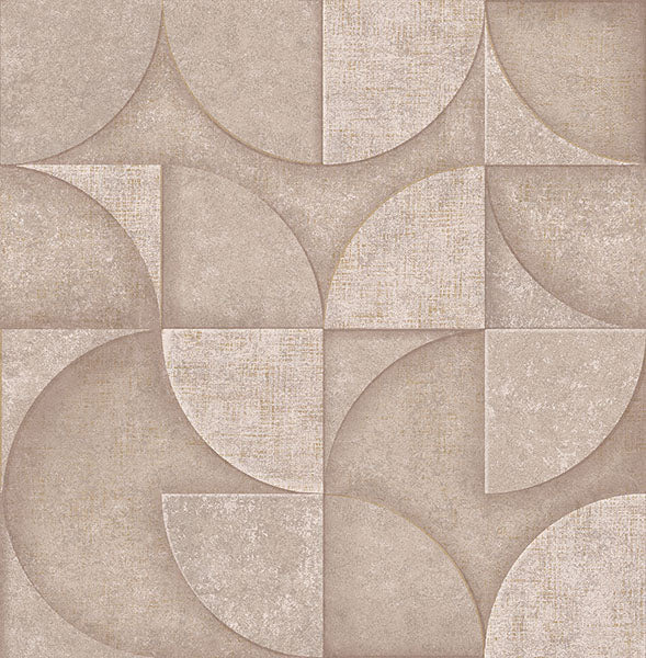 Addison Blush Retro Geo Wallpaper from Fusion Advantage Collection