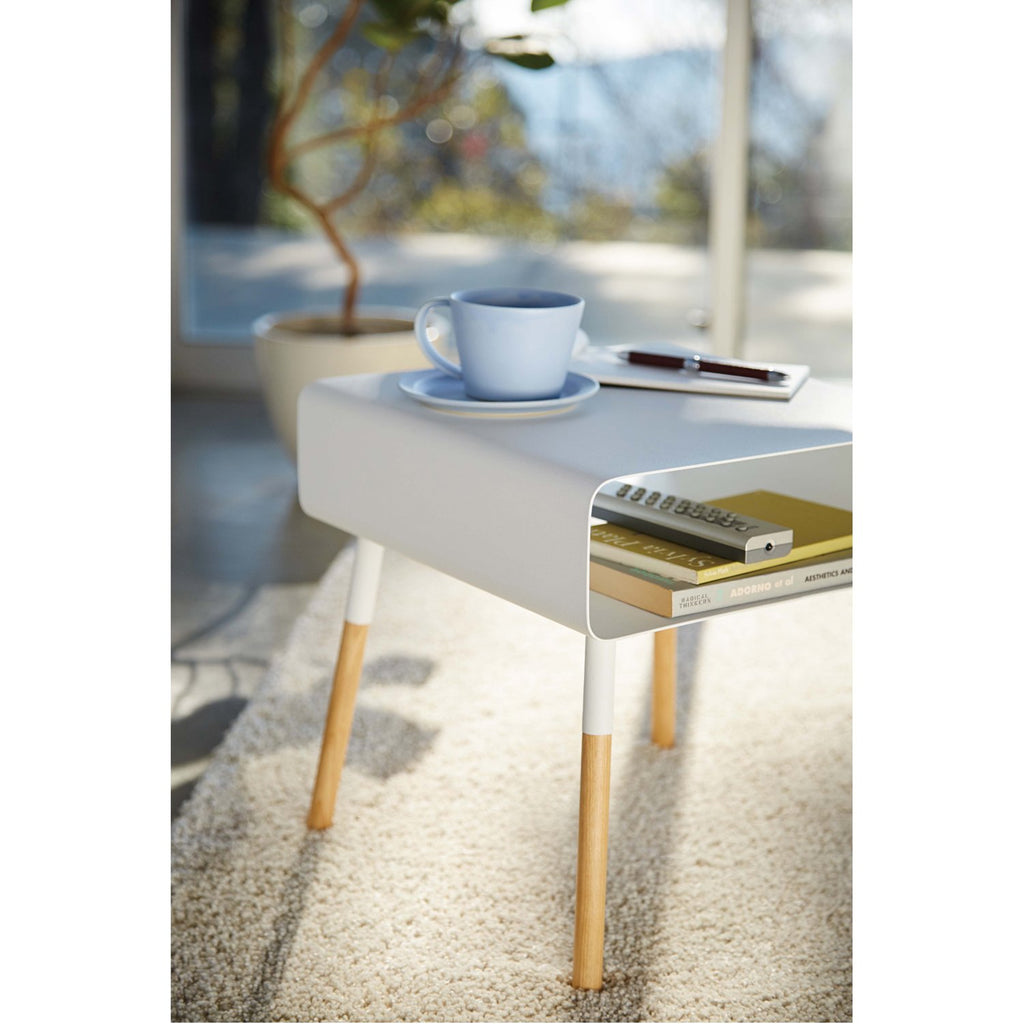 Plain 14-inch Short Storage Table in Various Colors and Finishes