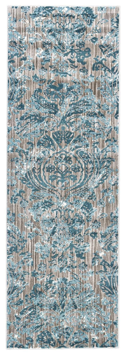 Arsene Blue and Taupe Rug by BD Fine