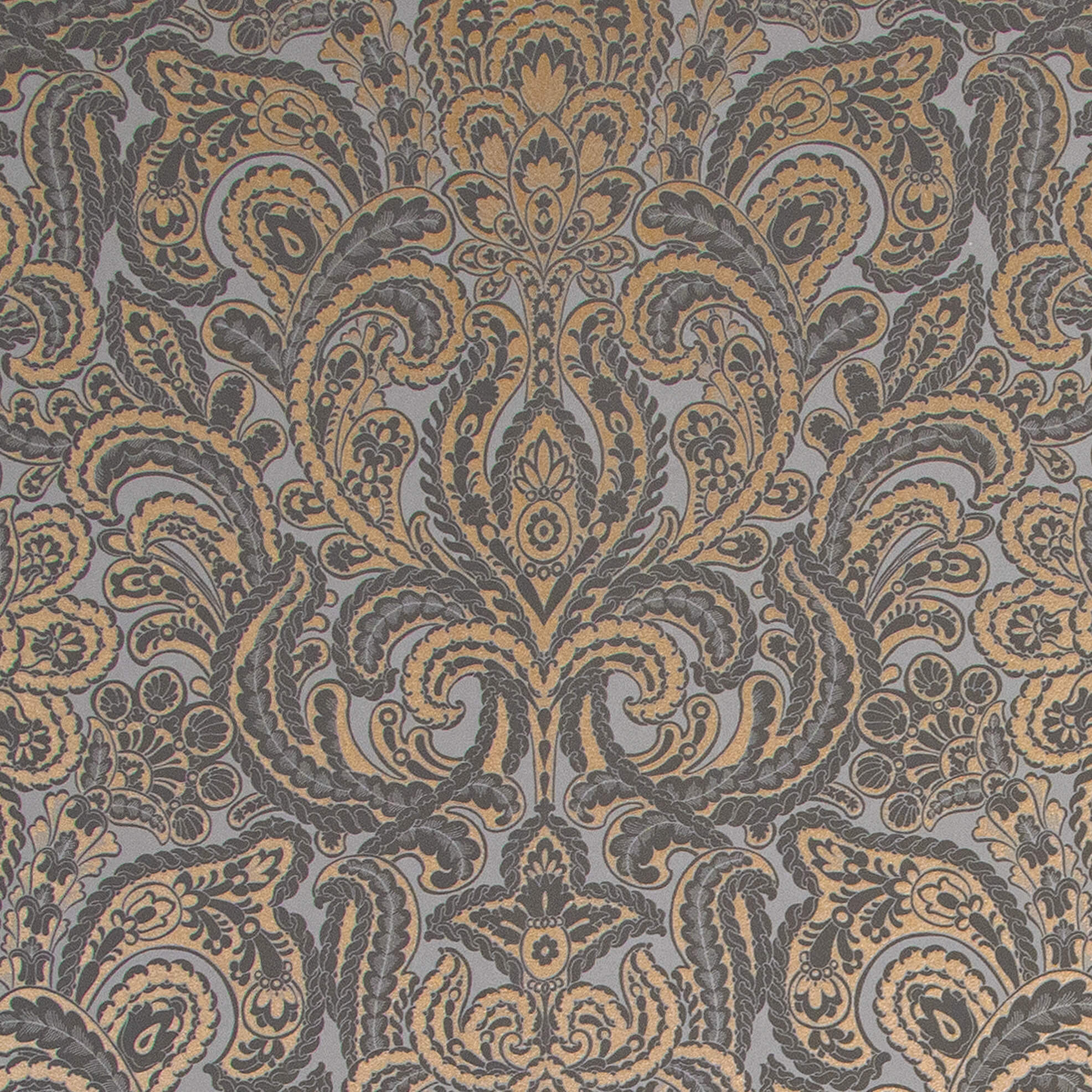 Ares Grey Copper Wallpaper from the Adonea Collection