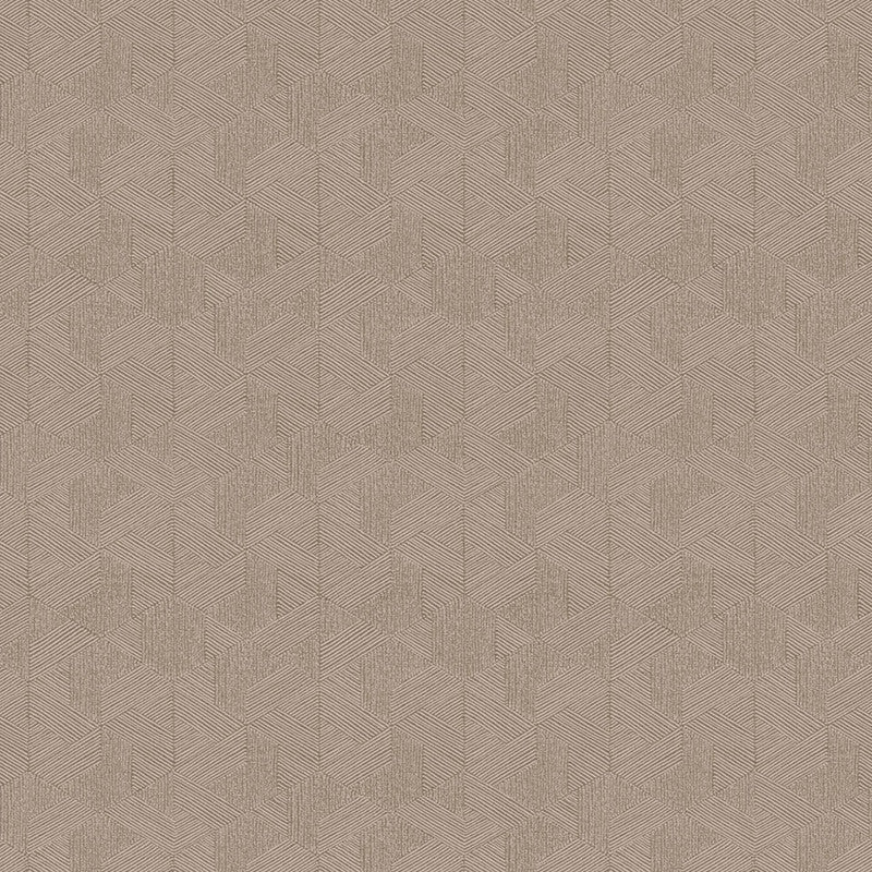 Abstract Geo Modern Wallpaper in Bronze/Grey