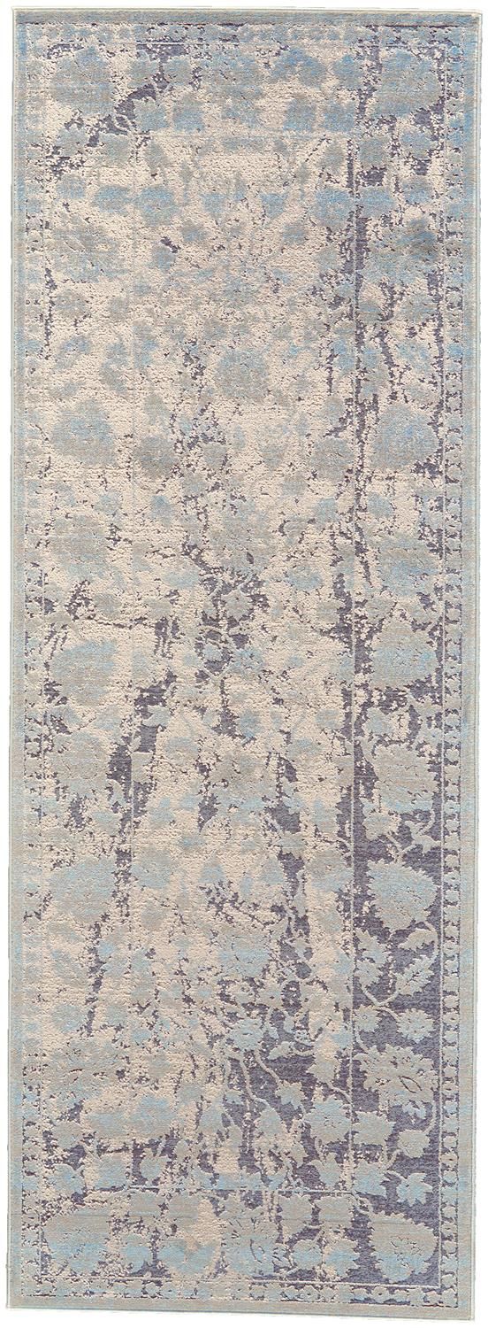 Alexander Blue and Ivory Rug by BD Fine