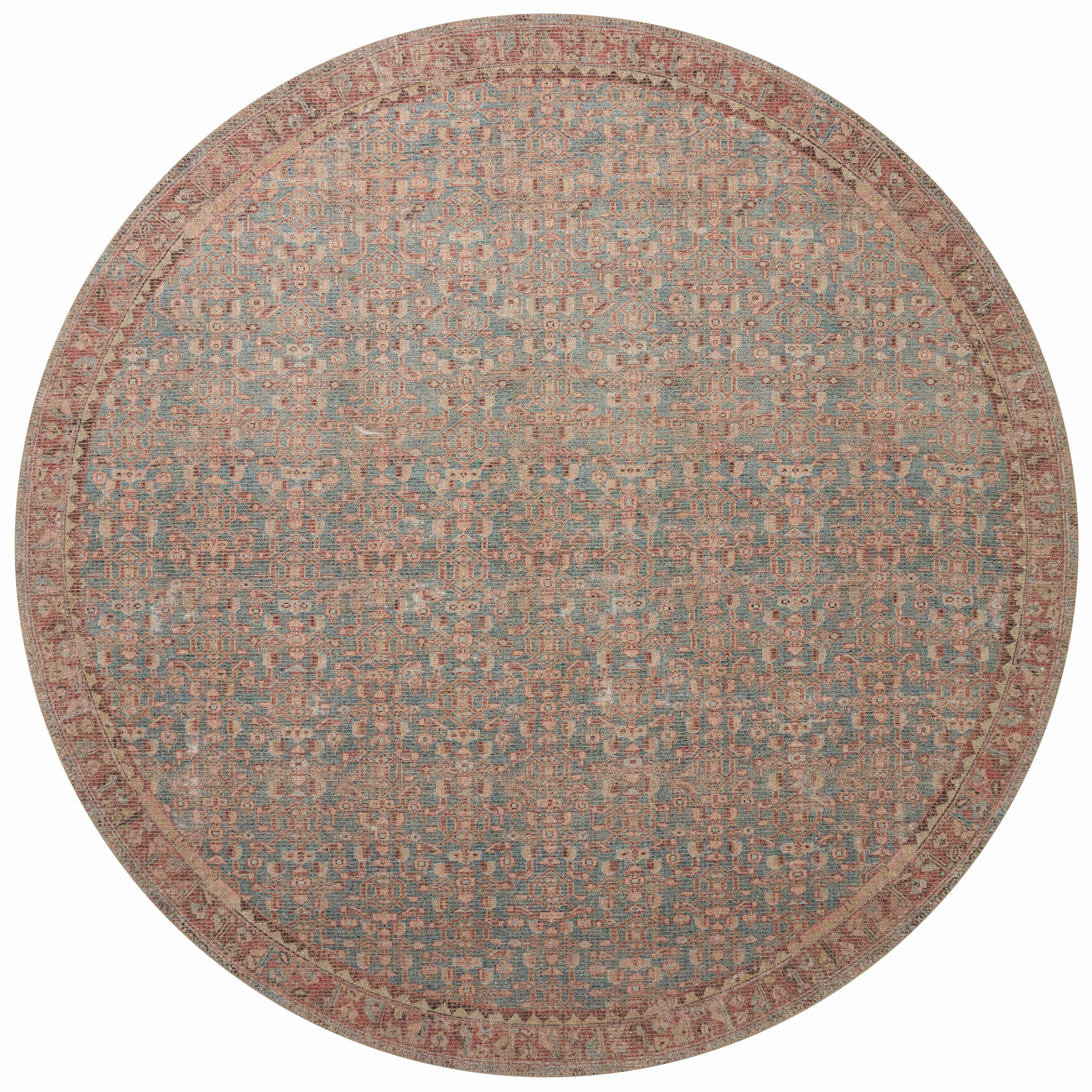 Aubrey Blue/Terracotta Rug